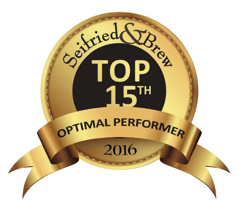 Seifried and Brew Top 15 Percent Optimal Performer April 2017