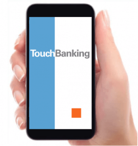 Touch Banking screen