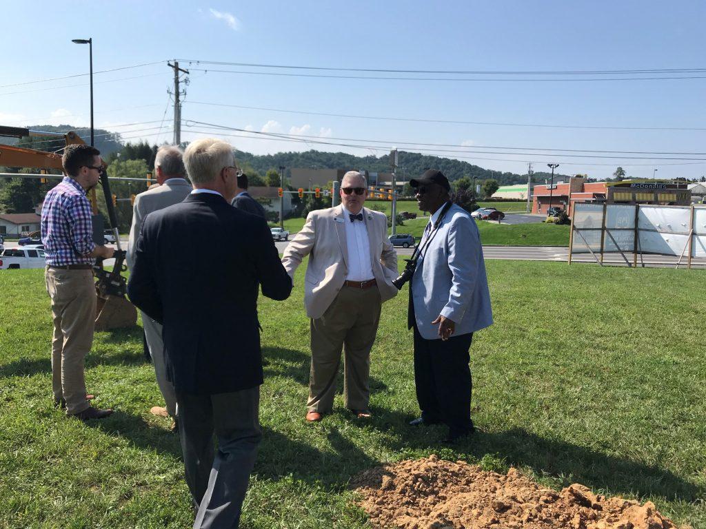 William Fields and Jim Swartz at Abingdon Ground Breaking