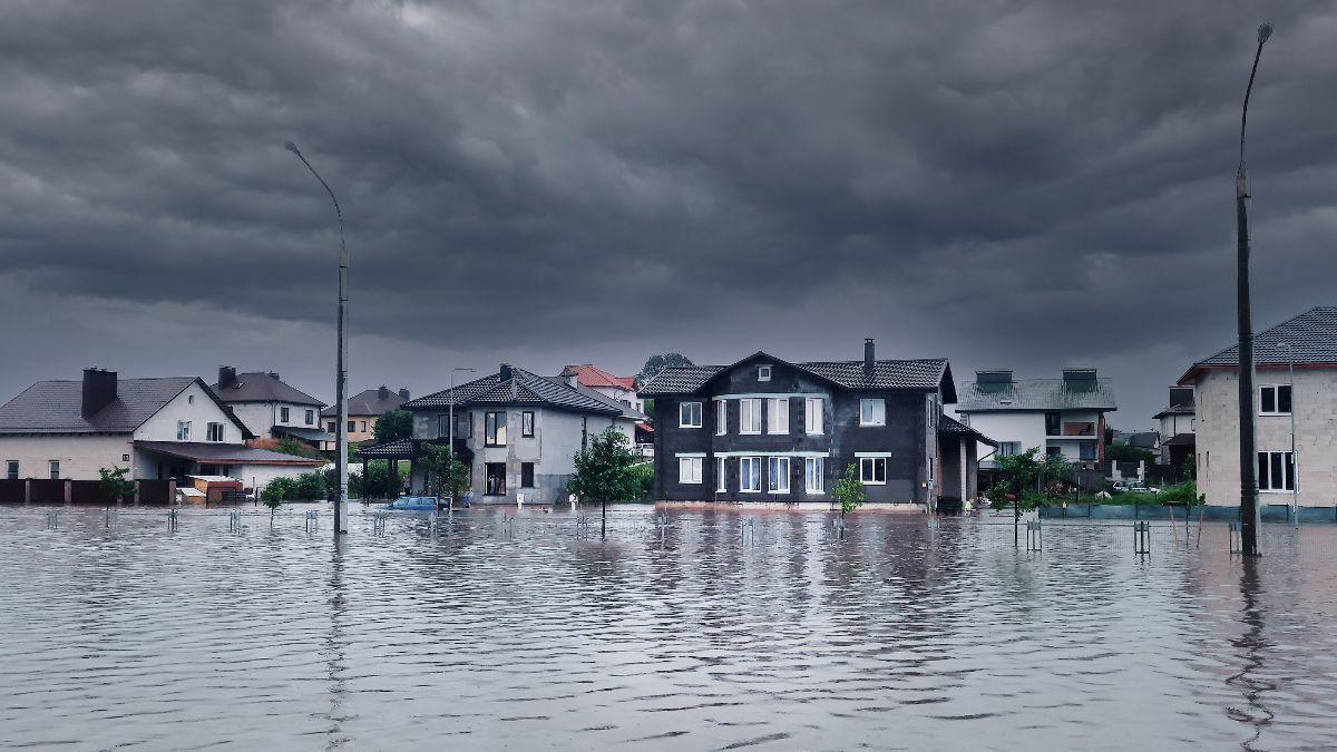 Photo of flood water