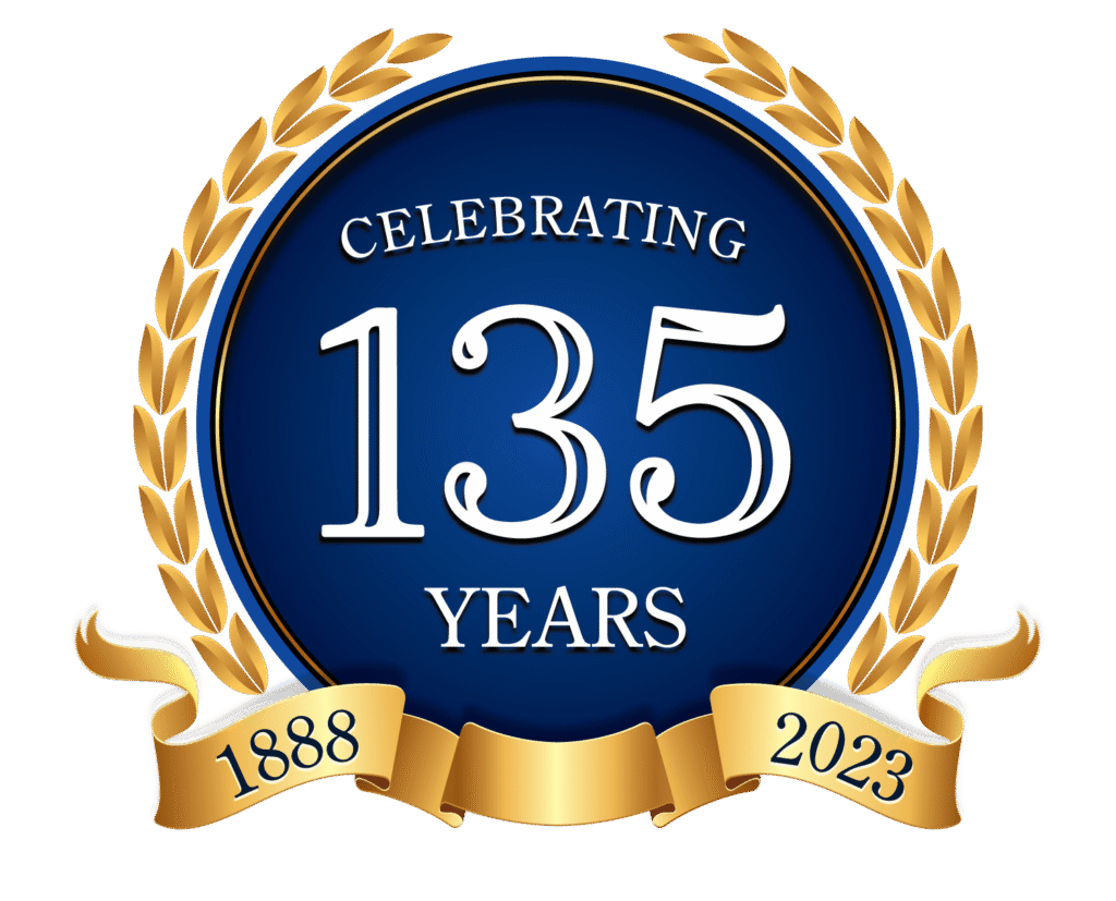 PVB Celebrating 135 Years graphic